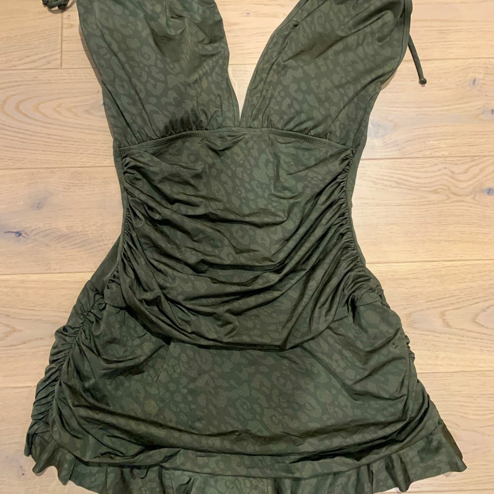 Profile by Gottex swim dress olive